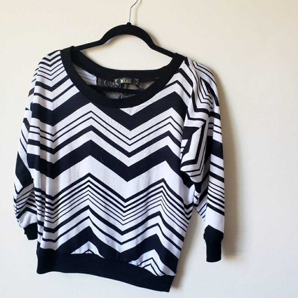 Don't You Dare Shirt Black and White